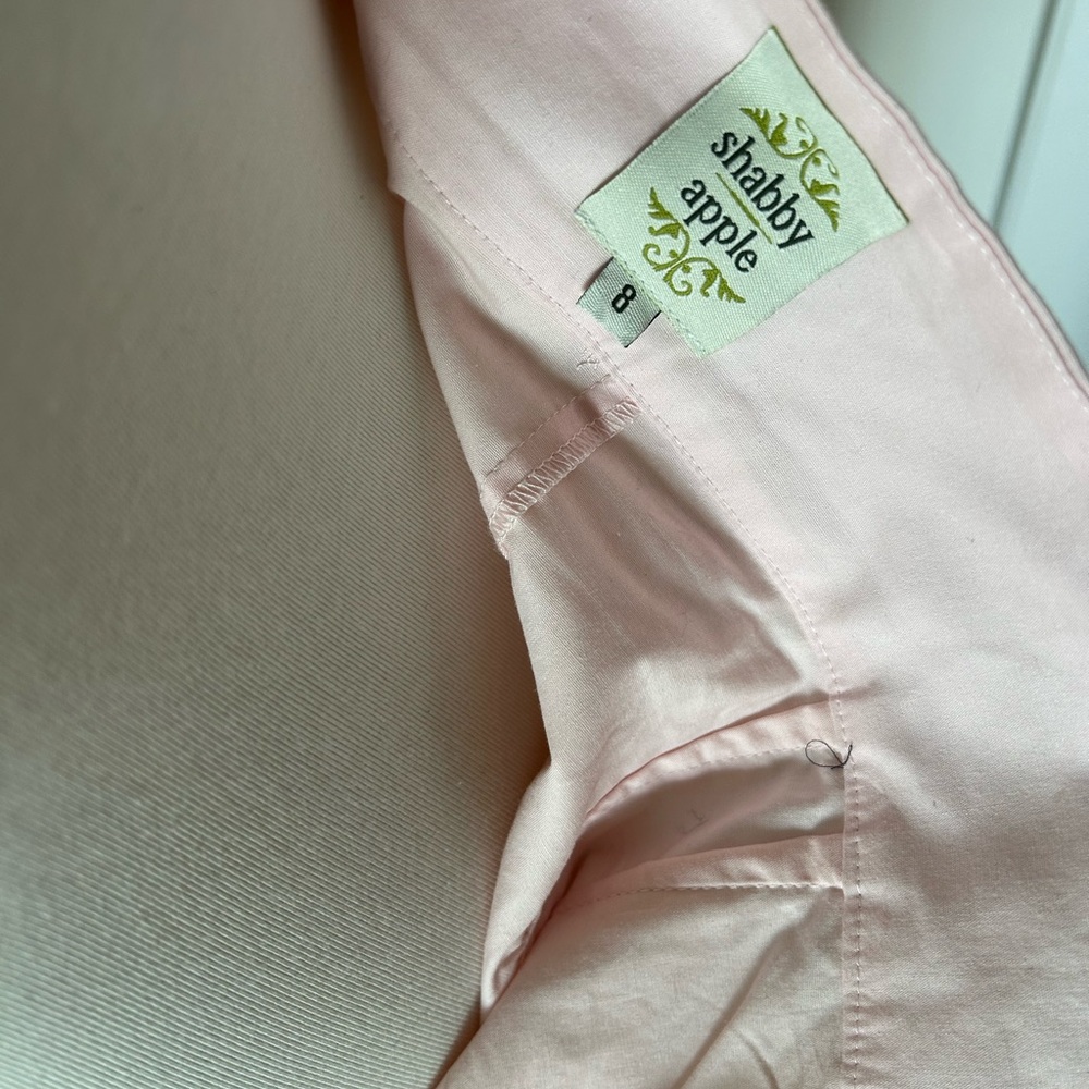 Shabby Apple Blush Curiouser & Curiouser Skirt with Circular 3D Accents - Picture 5 of 5